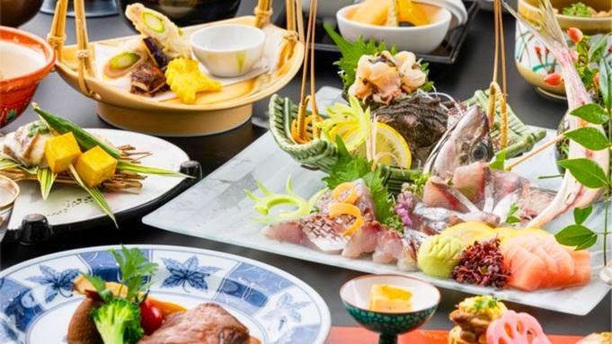 【特選会席-日本料理】メインは「牛ステーキ」で“贅沢に”旅先で＜上質な食材＞を味わう贅